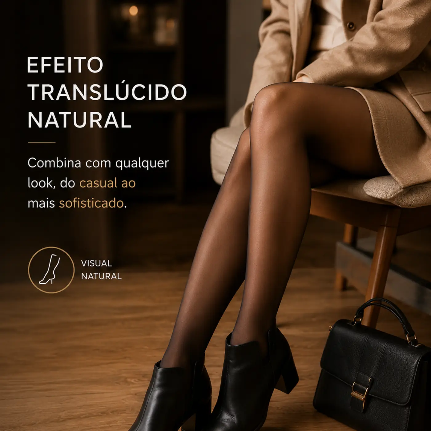 Efeito translúcido sofisticado